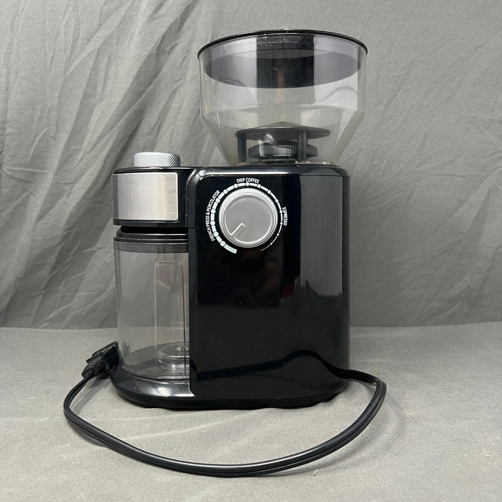 HARDOR Electric Burr Coffee Grinder CG835B Black Adjustable Grind Settings